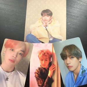 BTS PHOTO CARDS — JIMIN,V,J-HOPE,JUNGKOOK